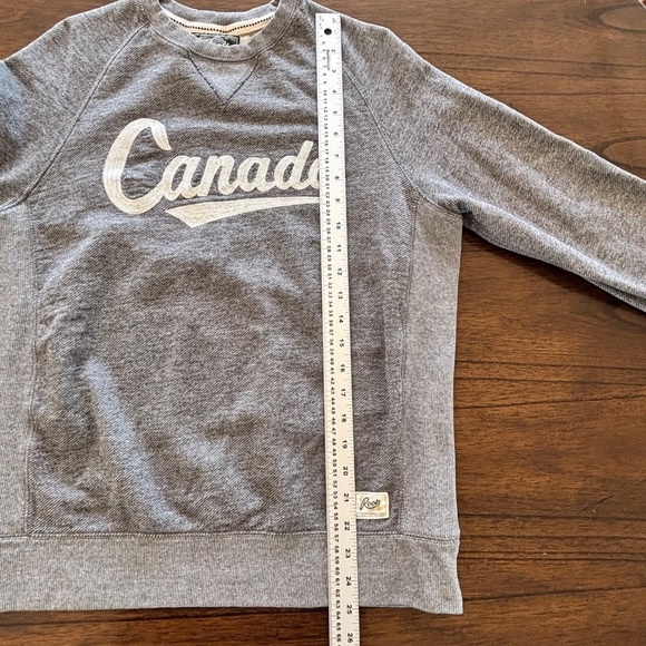 Roots mixed grey crew neck Canada sweatshirt size medium - Picture 13 of 14